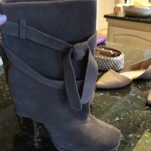 Restricted fold over boots